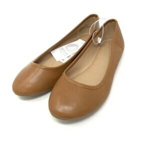 Universal Thread Everly Ballet Flats Brown Women's Size 6W